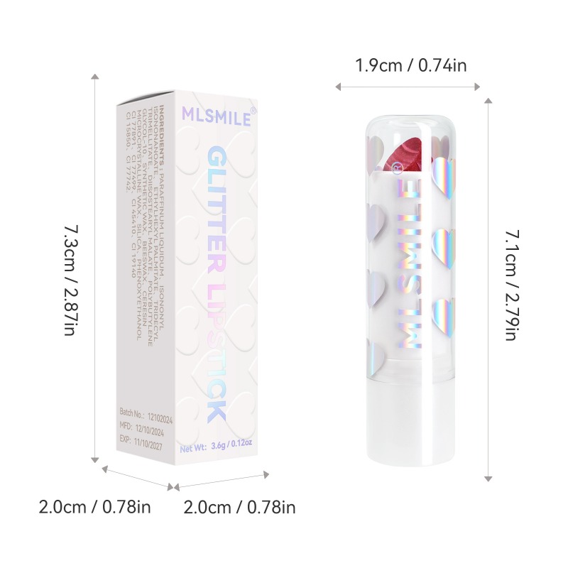 Starry Glitter Lipstick Long L - Beauty Makeup Store recension och pris