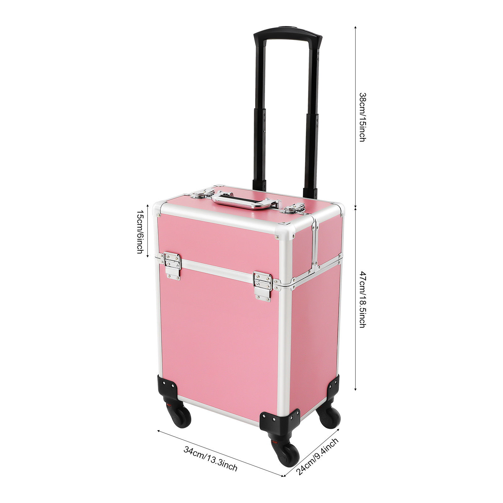 Rolling Makeup Train Case Cosm - Makeup Organizer recension och pris