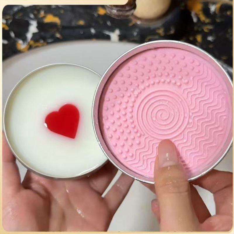 SU Cute Heart Shaped Makeup Br - Beauty Makeup Sponge recension och pris