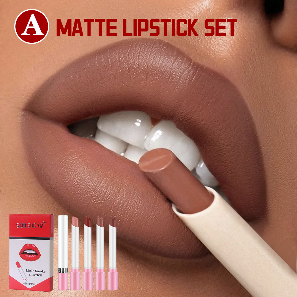 Cigarette Lipstick Set 4 Pcs P - Beauty Makeup Store recension och pris