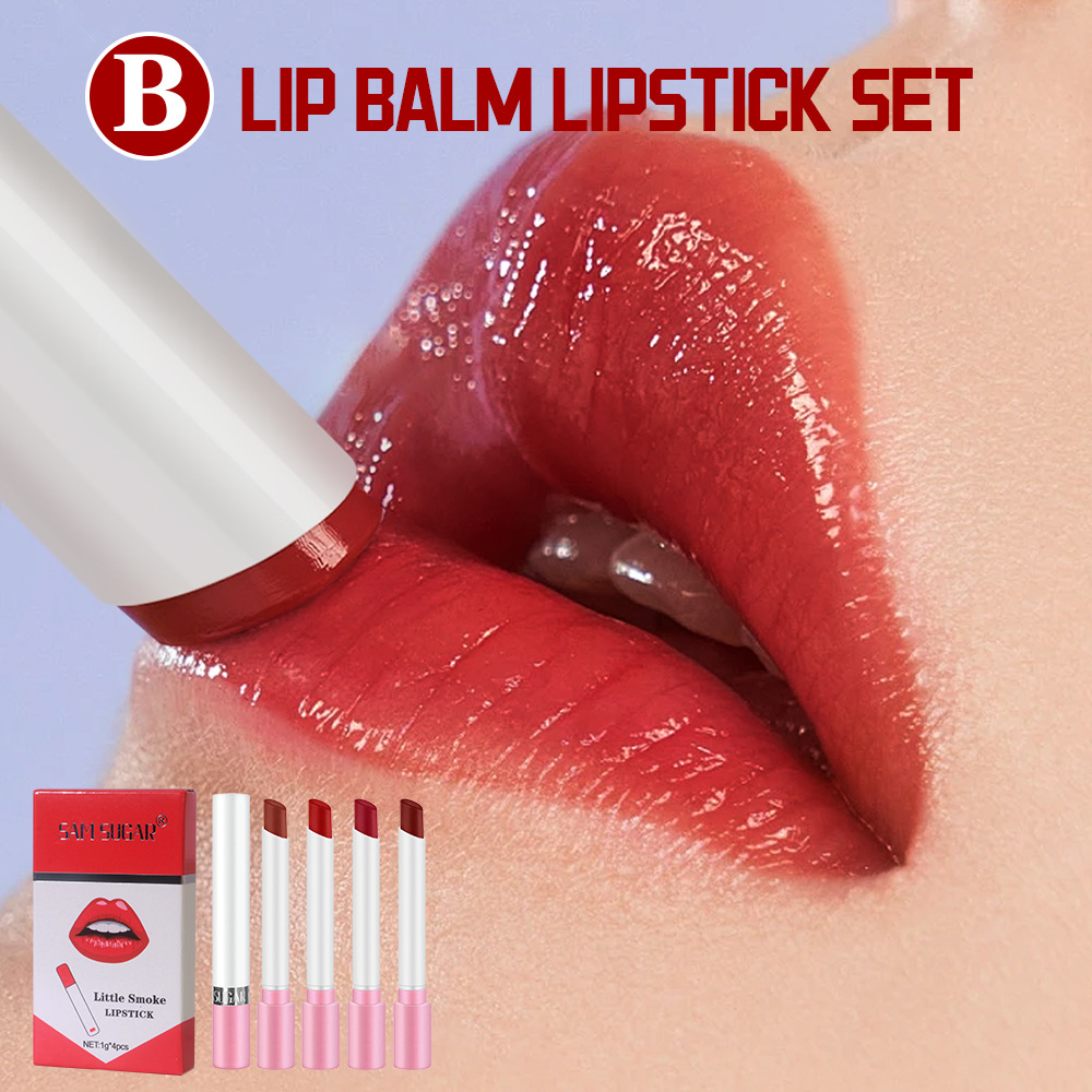Cigarette Lipstick Set 4 Pcs P - Beauty Makeup Store recension och pris