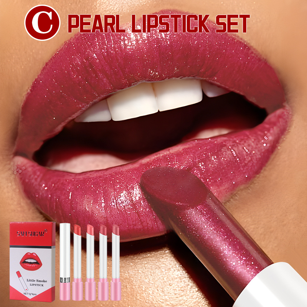 Cigarette Lipstick Set 4 Pcs P - Beauty Makeup Store recension och pris