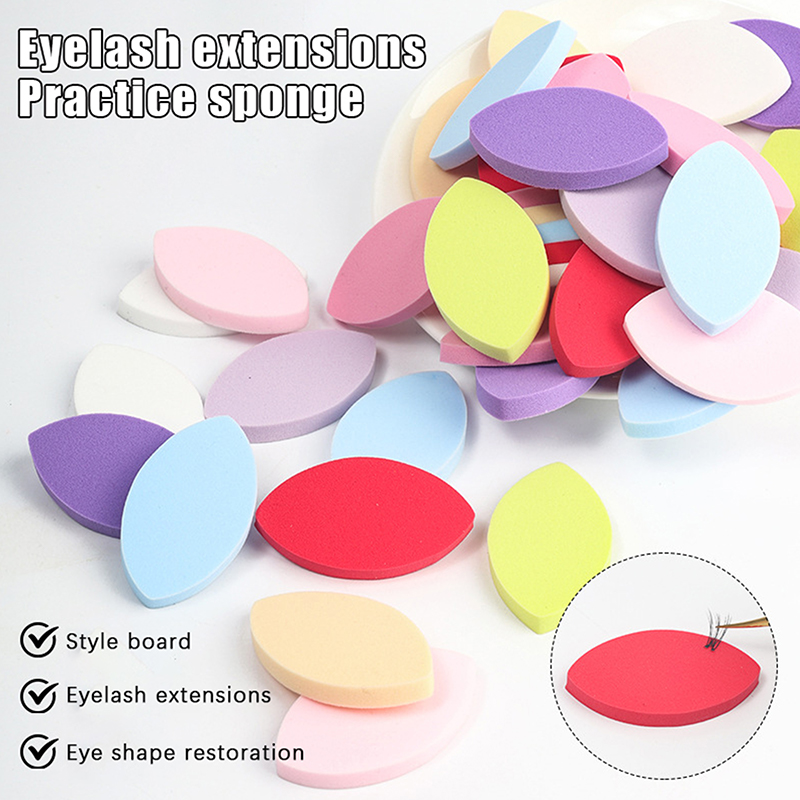 50PCS False Eyelash Pads Begin - Beauty Makeup Sponge recension och pris