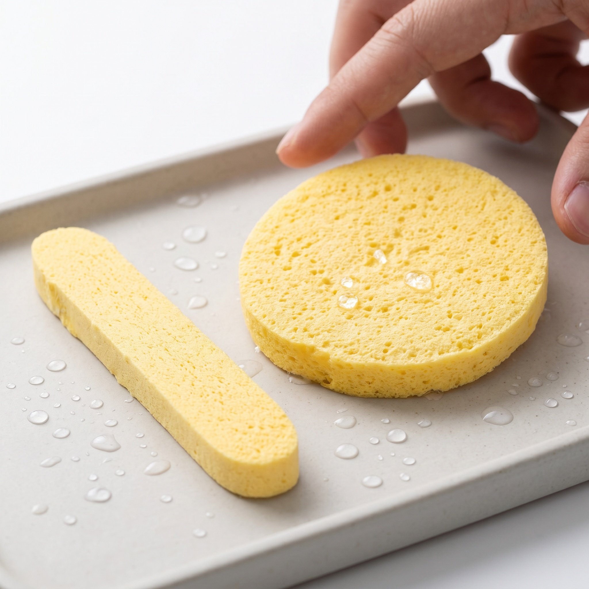 Round Compressed Makeup Facial - Beauty Makeup Sponge recension och pris