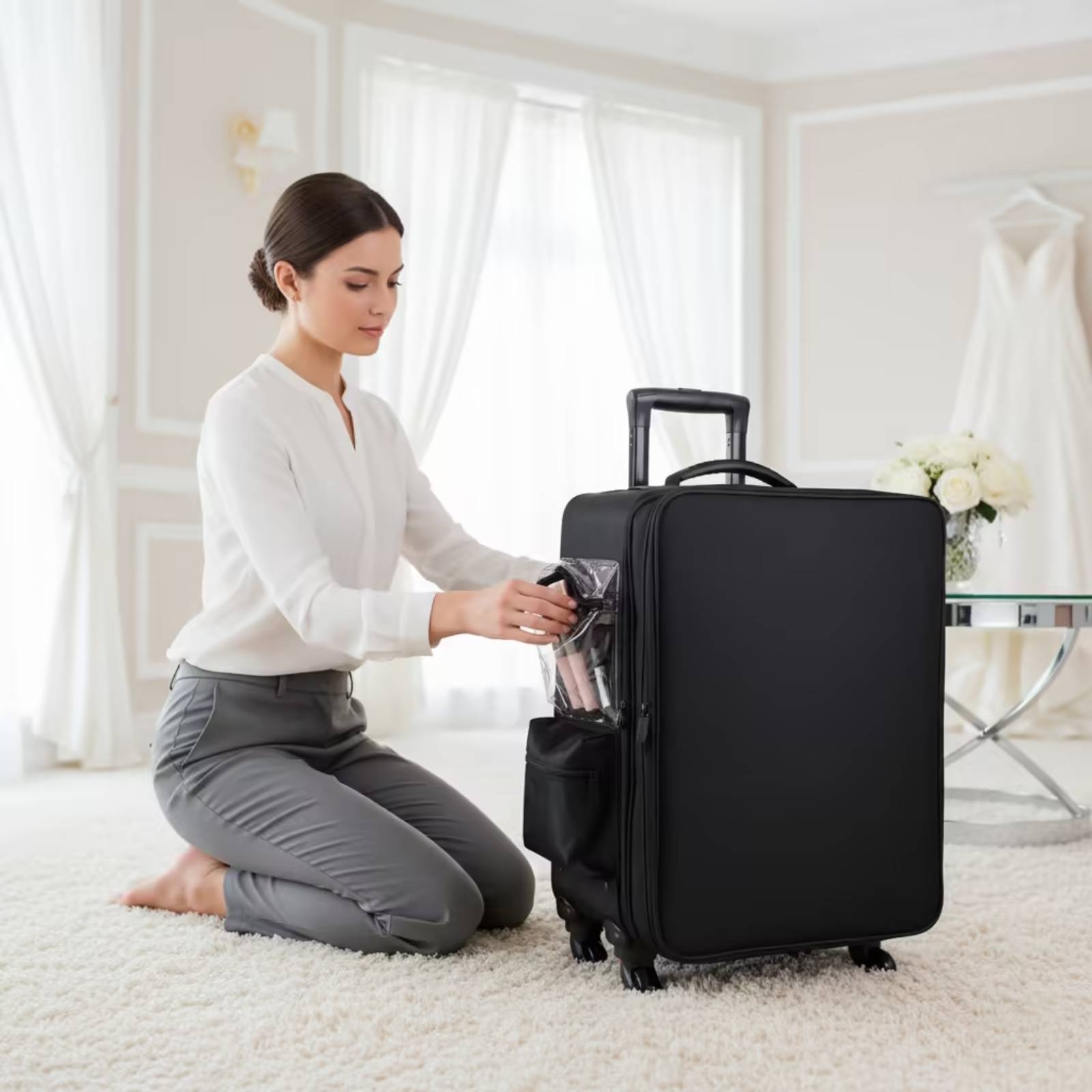 Makeup Case with Rotating Whee - Makeup Organizer recension och pris