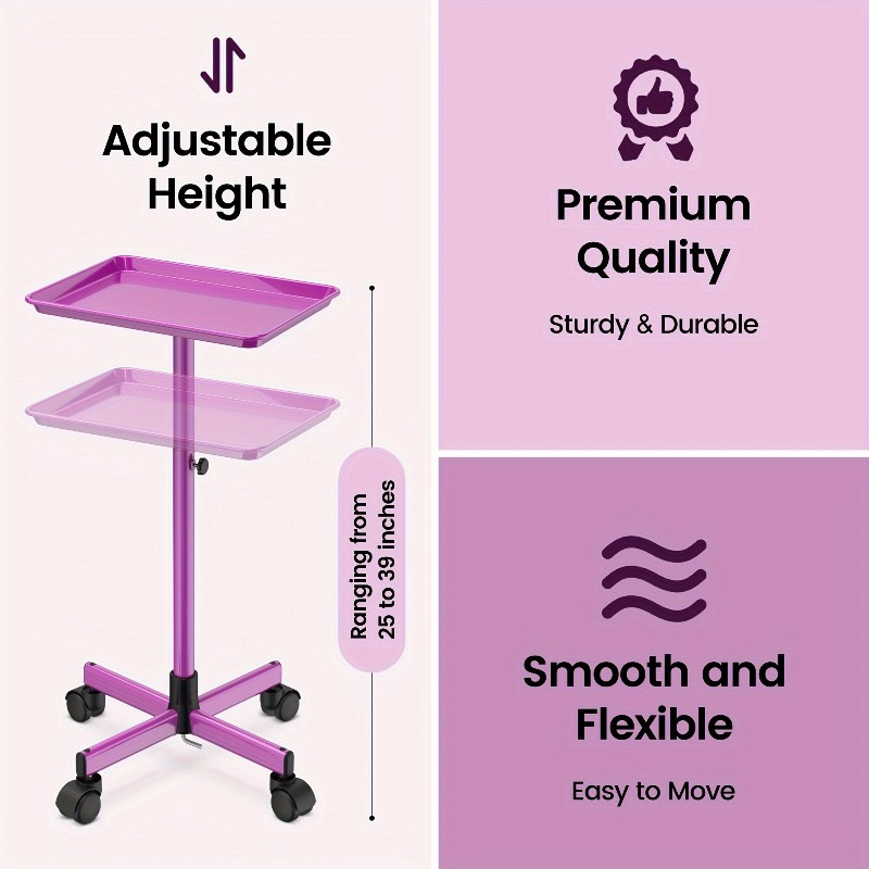 Aluminum Beauty Rolling Cart w - Beauty Makeup Store recension och pris