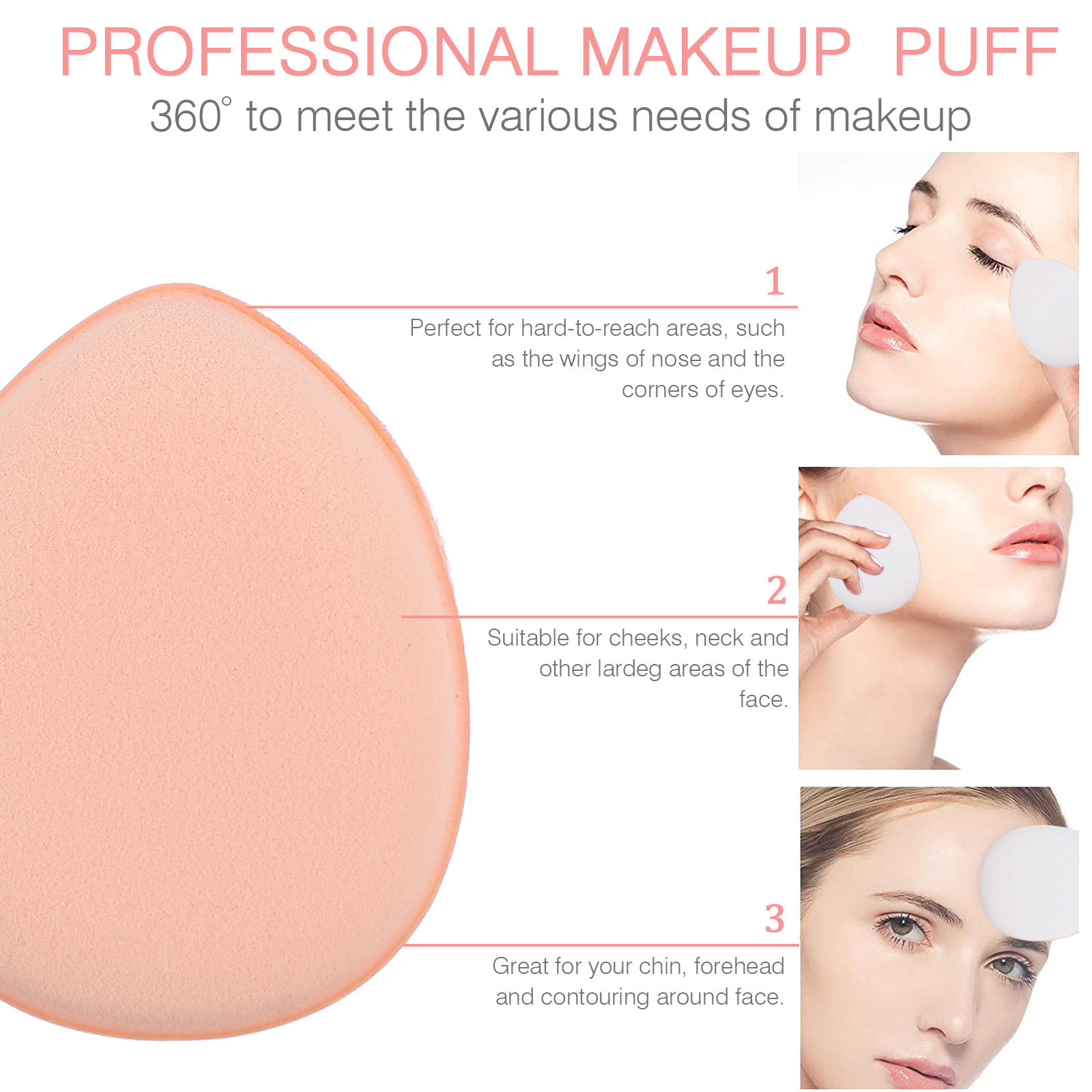 20Pcs Dry Wet Dual Use Powder  - Beauty Zone Makeup recension och pris