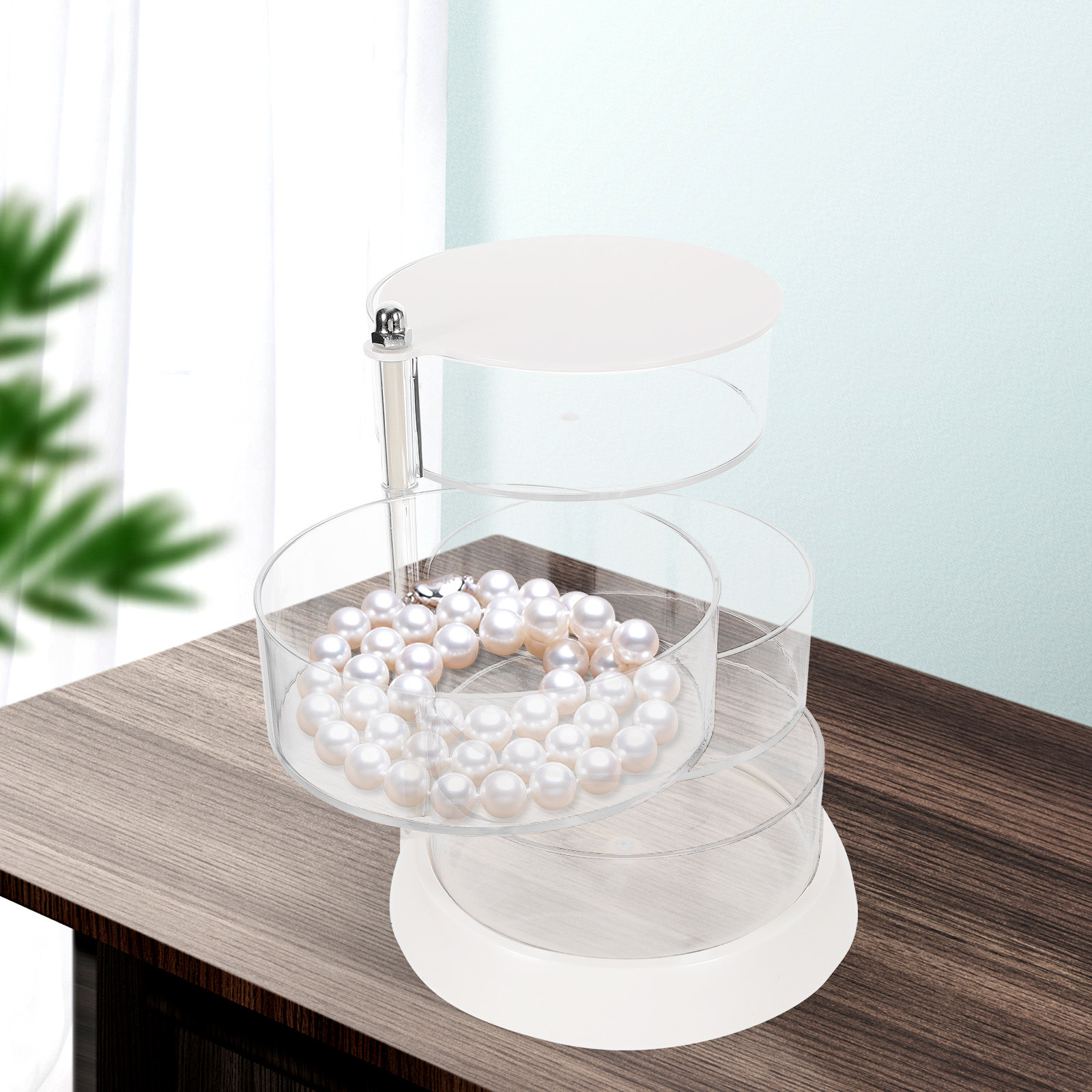 4-Tier Rotating Makeup Organiz - Beauty Makeup Box recension och pris