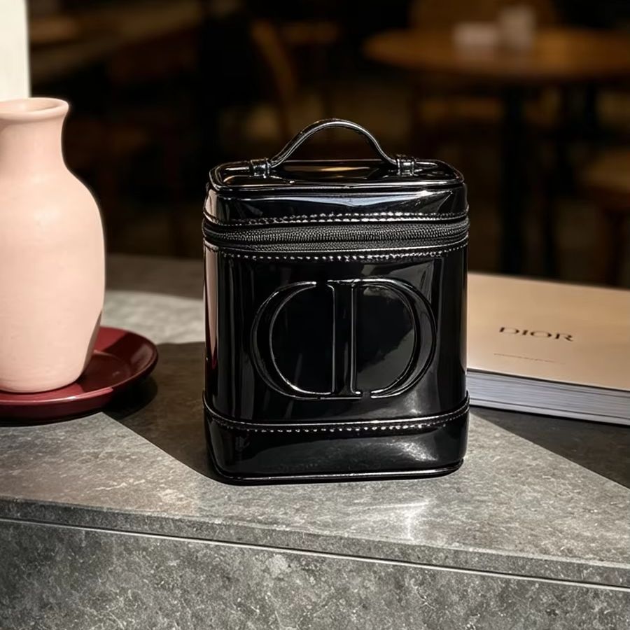 DIORs bag Black Mesh Women Bag - Beauty Makeup Sponge recension och pris