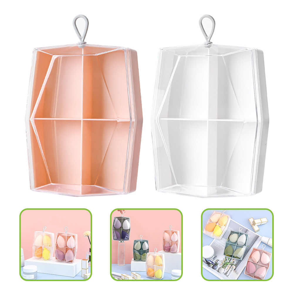 2Pcs Makeup Sponge Holders 4 C - Makeup Organizer recension och pris