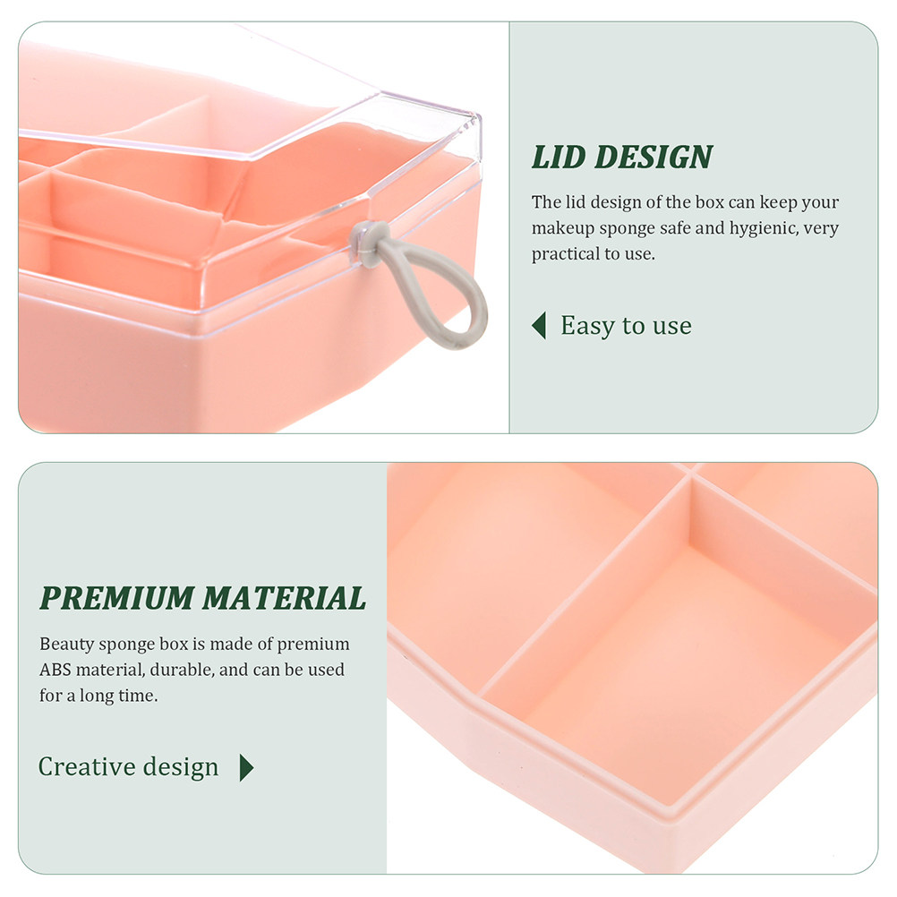 2Pcs Makeup Sponge Holders 4 C - Makeup Organizer recension och pris
