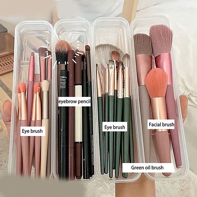 Makeup Brush Organizer Transpa - Beauty Makeup Box recension och pris