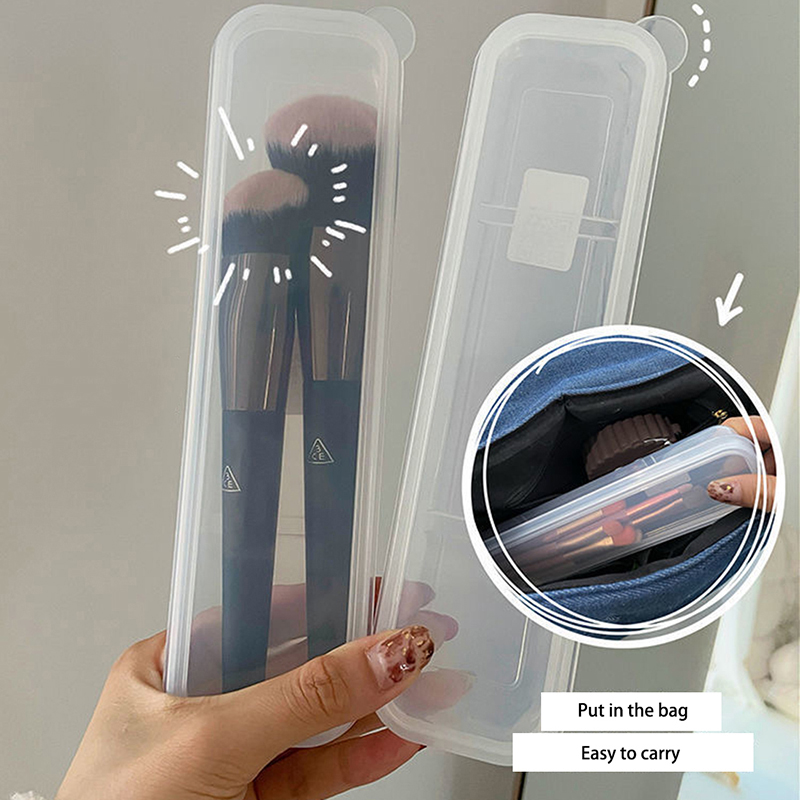 Makeup Brush Organizer Transpa - Beauty Makeup Box recension och pris