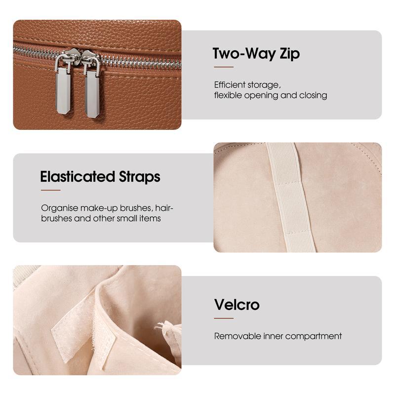 Large Capacity PU Leather Make - Beauty Makeup Box recension och pris