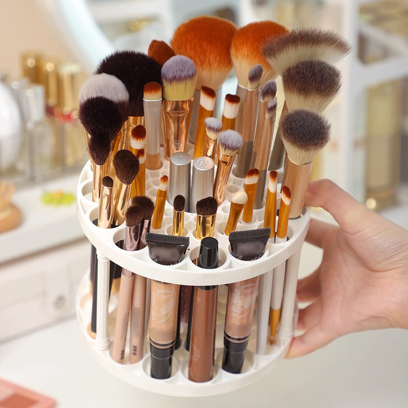 45 Hole Makeup Brush Storage R - Beauty Makeup Box recension och pris