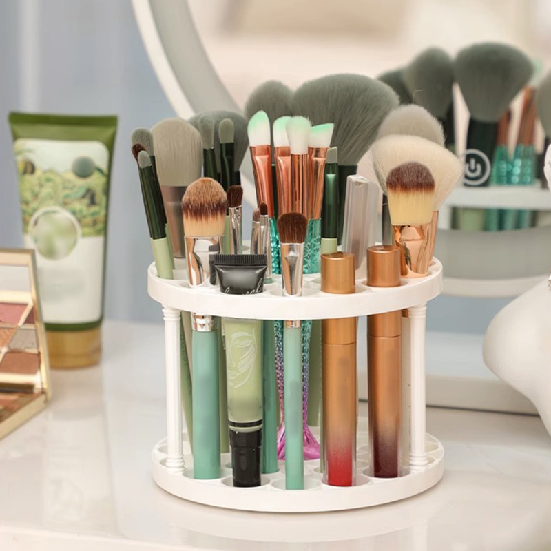 45 Hole Makeup Brush Storage R - Beauty Makeup Box recension och pris