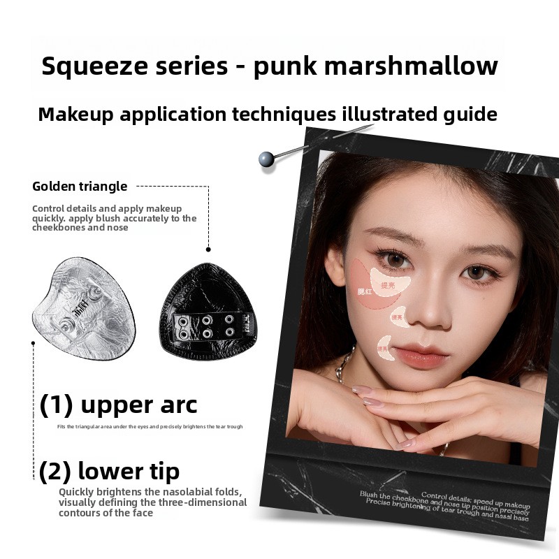 LISHU 2pcs Soft Leather Mini T - Beauty Makeup Sponge recension och pris